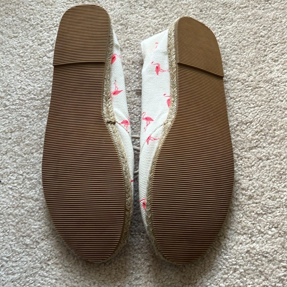 EUC Flamingo Espadrille Sneakers || Pink and White - Picture 3 of 4